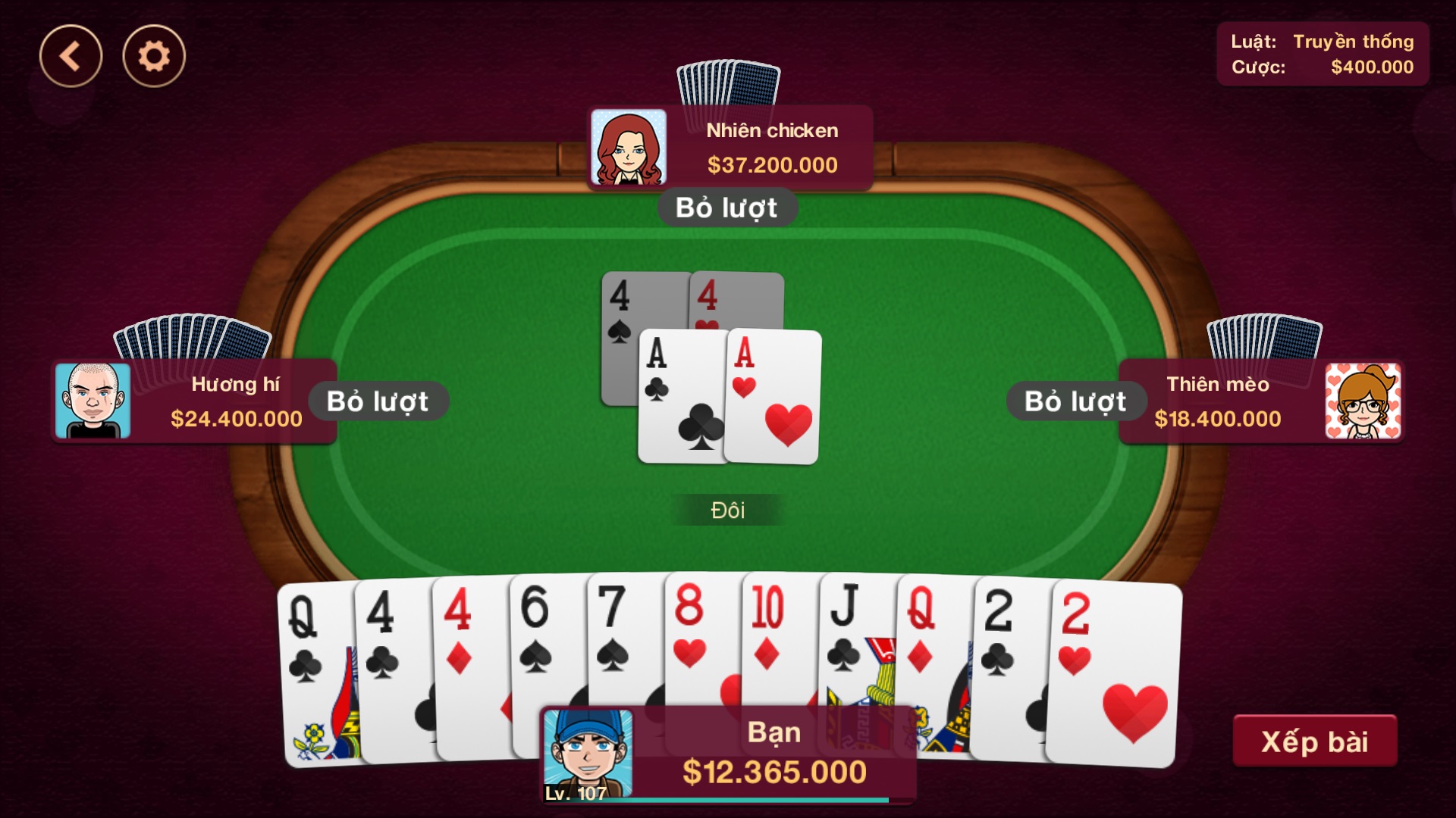68gamebai fm Quy định về chặt bài tiến lên đếm lá.