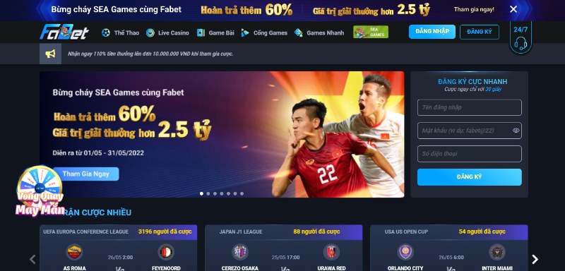 Nhà cái FaBet với những trải nghiệm tuyệt vời, rinh thưởng lớn