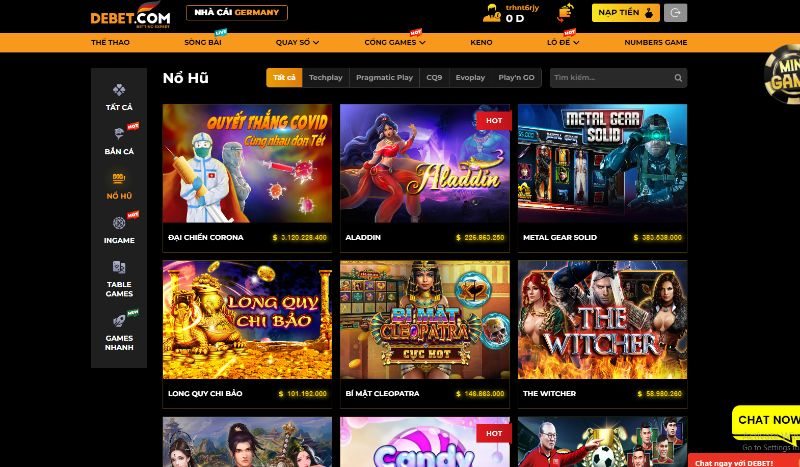 Nổi tiếng là kho game cá cược lớn nhất Việt Nam