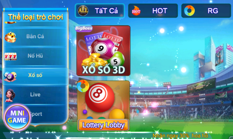 68gamebai fm Trải nghiệm Xổ số 3D cực hot và Lottery Lobby với tỷ lệ ăn cược hấp dẫn