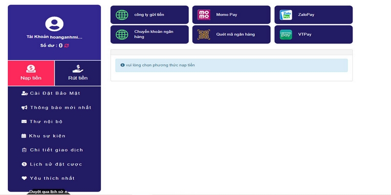 68gamebai fm Vô số phương thức nạp tiền để anh em lựa chọn tại Suncity