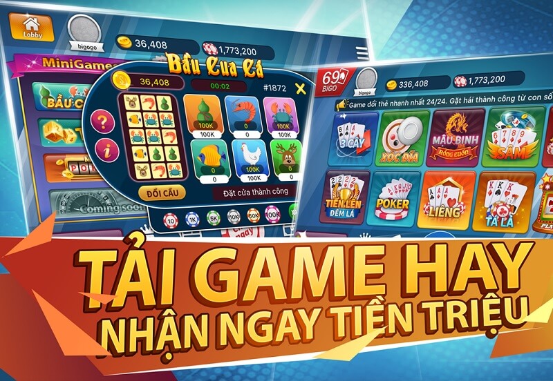 68gamebai fm Top game bài đổi thưởng thẻ cào hot nhất