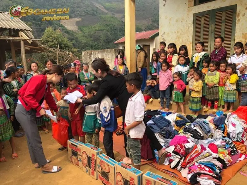 68gamebai fm Chương trình thiện nguyện giúp đỡ trẻ em nghèo vùng xa