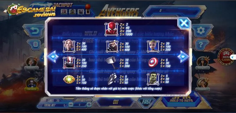 68gamebai fm Bí quyết giúp bạn thắng lớn khi chơi nổ hũ Avenger