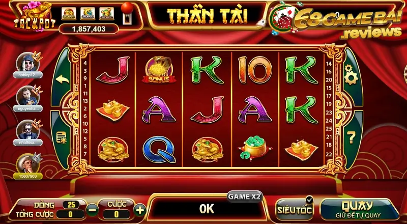 68gamebai fm Lạm dụng auto spin gây nên rủi ro khi quay hũ