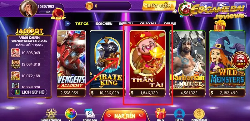 68gamebai fm Thần tài đến 68 game bài nổi bật trong số tựa quay hũ hấp dẫn